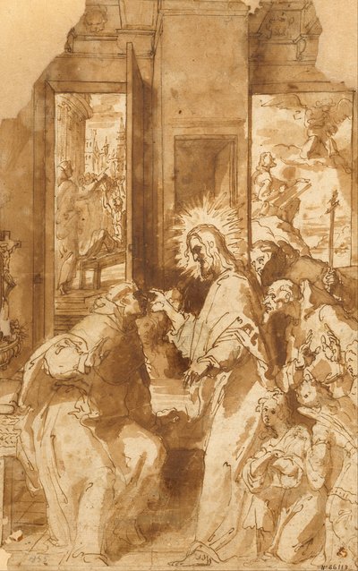 Apparition of Christ to Saint Vincent Ferrer by Francisco Ribalta